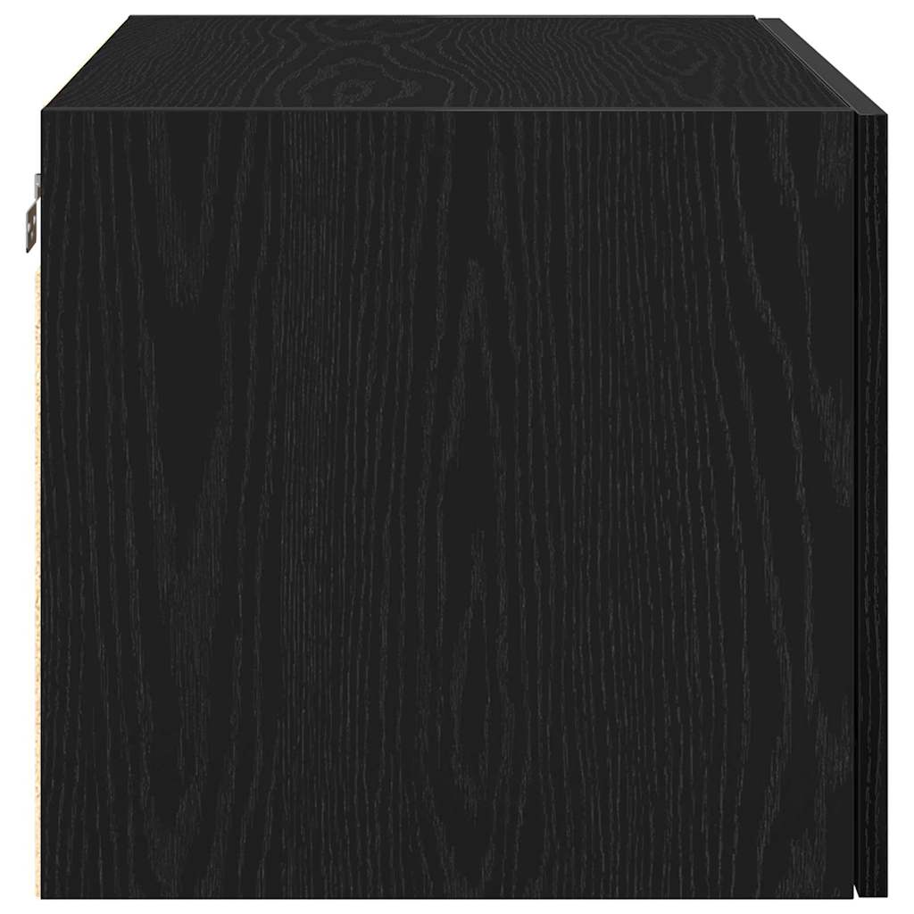 Ντουλάπα Τοίχου Επιτοίχιο Μαύρη δρυς 70 x 42.5 x 40 εκ. - Pakobazaar
