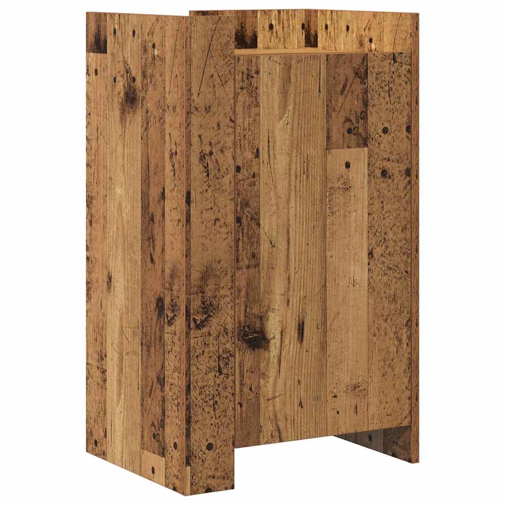 Πλαϊνό γραφείο Παλιό ξύλο 45 x 35 x 75 εκ - Pakobazaar
