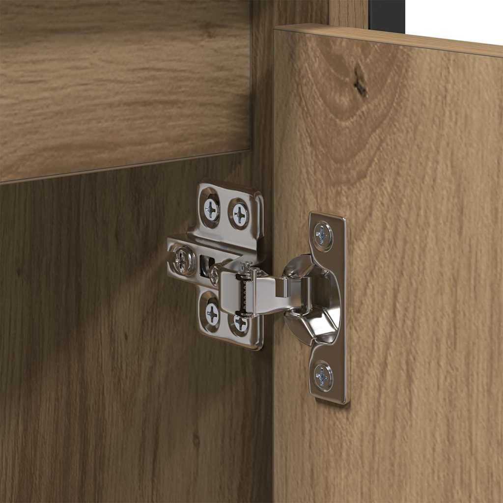 Ντουλάπα Νιπτήρα Mπάνιου με πόρτα Artisan Oak 60 x 35 x 60 εκ. - Pakobazaar