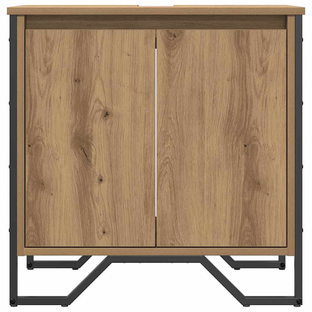 Ντουλάπα Νιπτήρα Mπάνιου με πόρτα Artisan Oak 60 x 35 x 60 εκ. - Pakobazaar