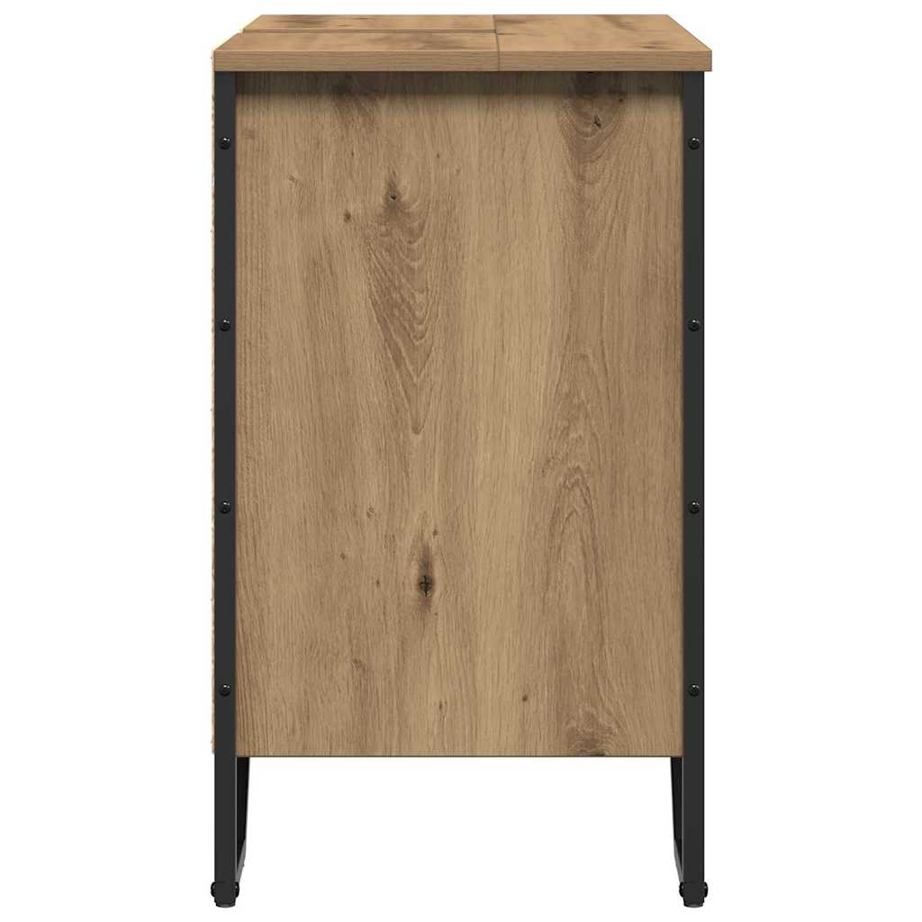 Ντουλάπα Νιπτήρα Mπάνιου με πόρτα Artisan Oak 60 x 35 x 60 εκ. - Pakobazaar