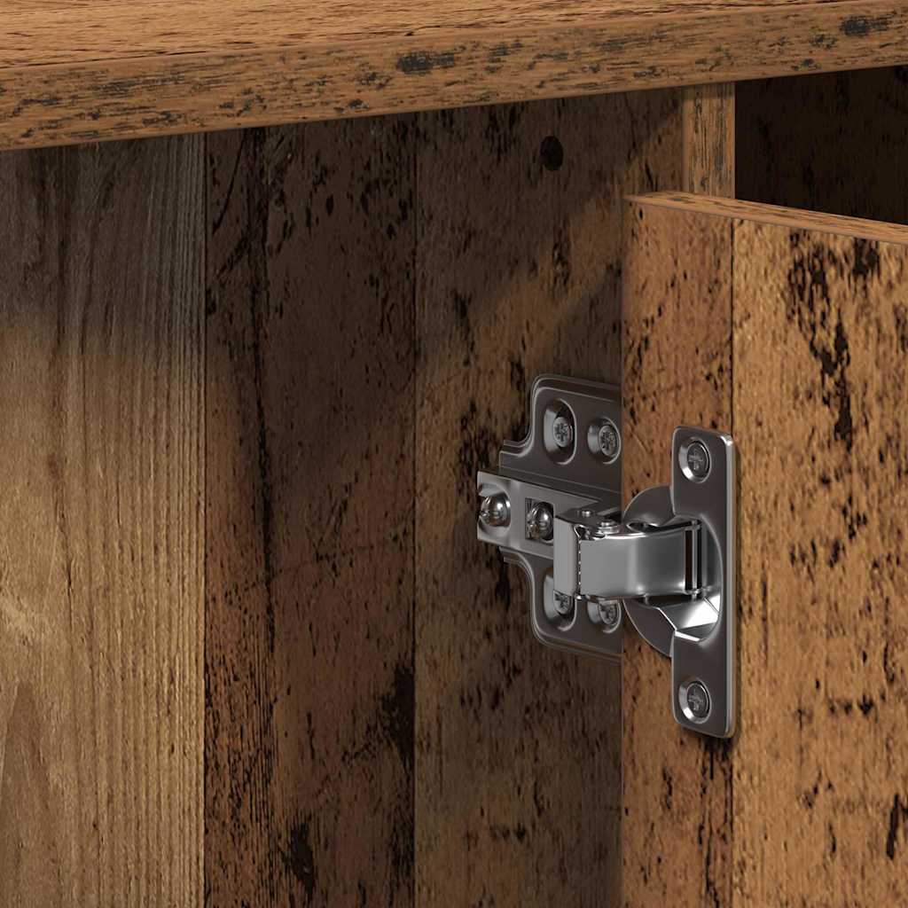 Ντουλάπα Νιπτήρα Mπάνιου με ράφι Παλιό Ξύλο 91 x 35 x 60 εκ - Pakobazaar