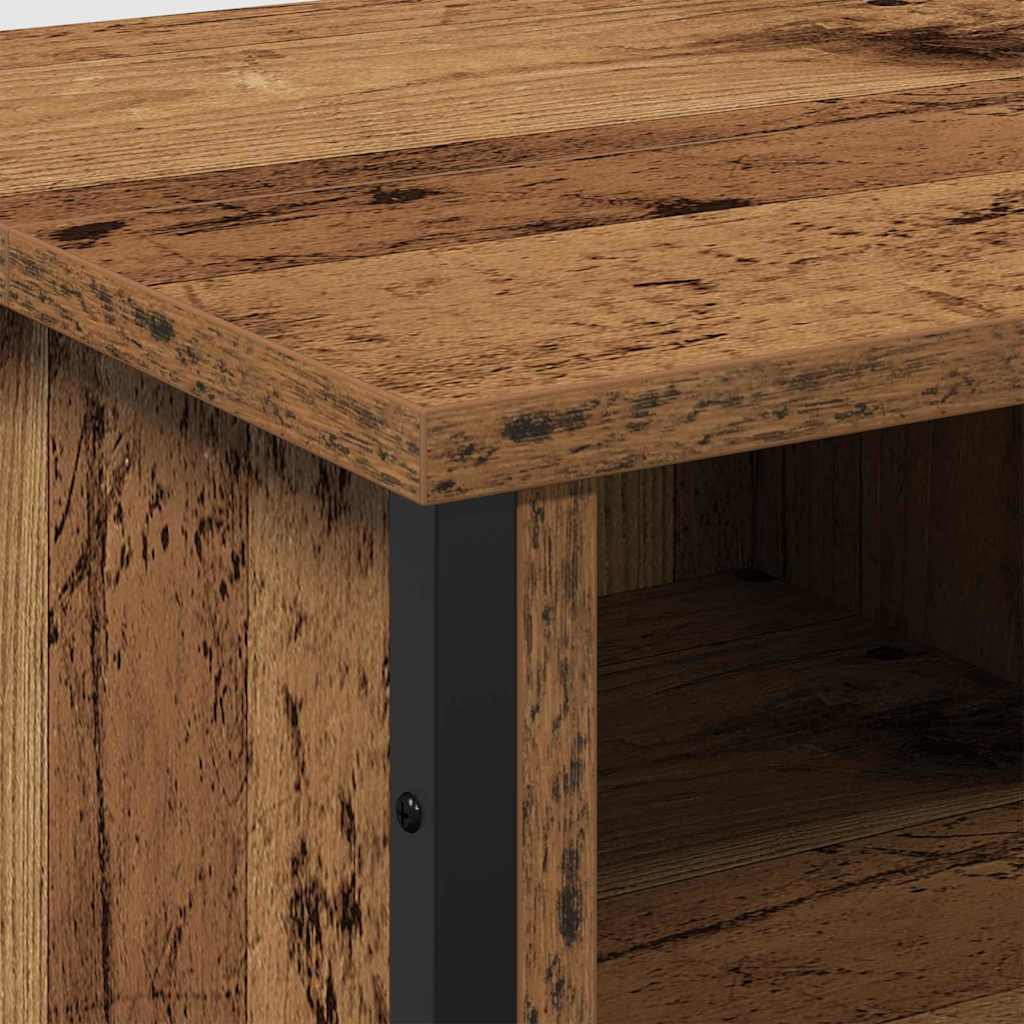 Ντουλάπα Νιπτήρα Mπάνιου με ράφι Παλιό Ξύλο 91 x 35 x 60 εκ - Pakobazaar