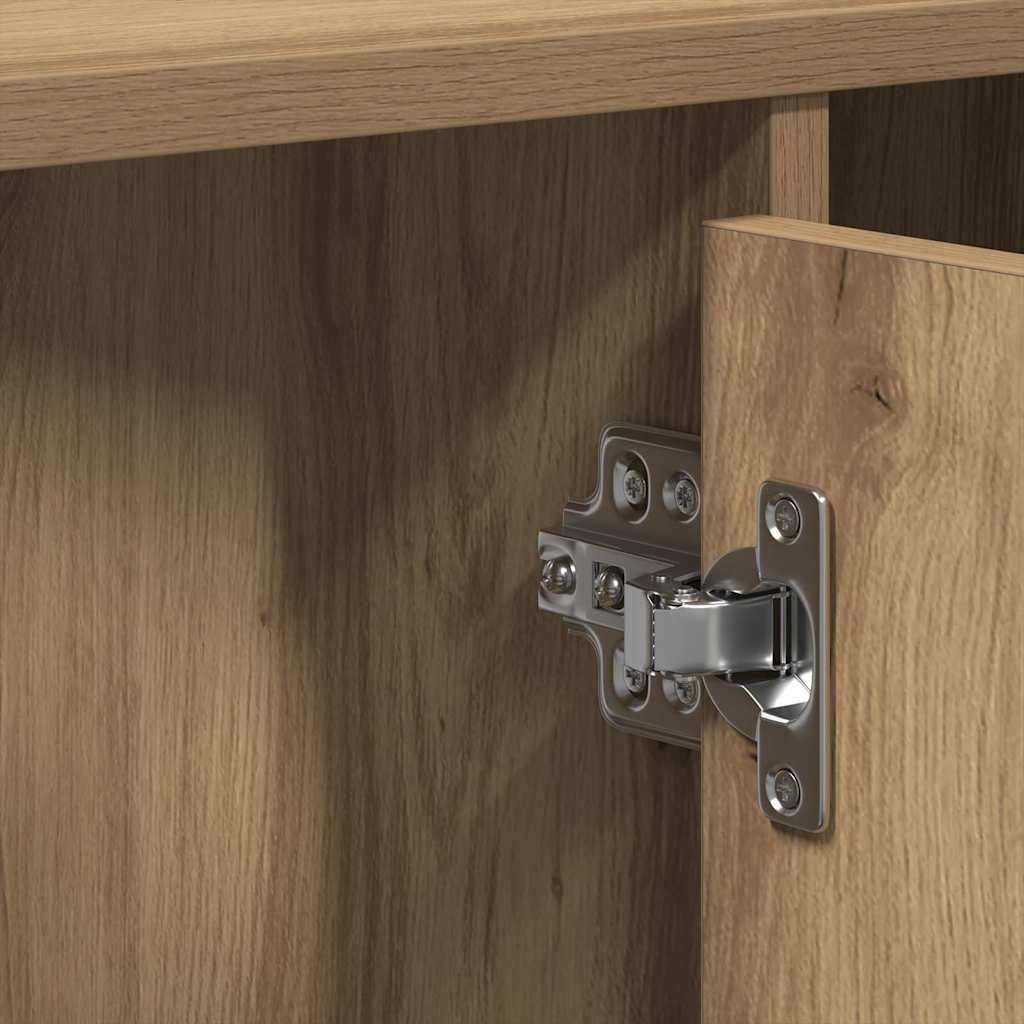 Ντουλάπα Νιπτήρα Mπάνιου με ράφι Artisan Oak 91 x 35 x 60 εκ - Pakobazaar