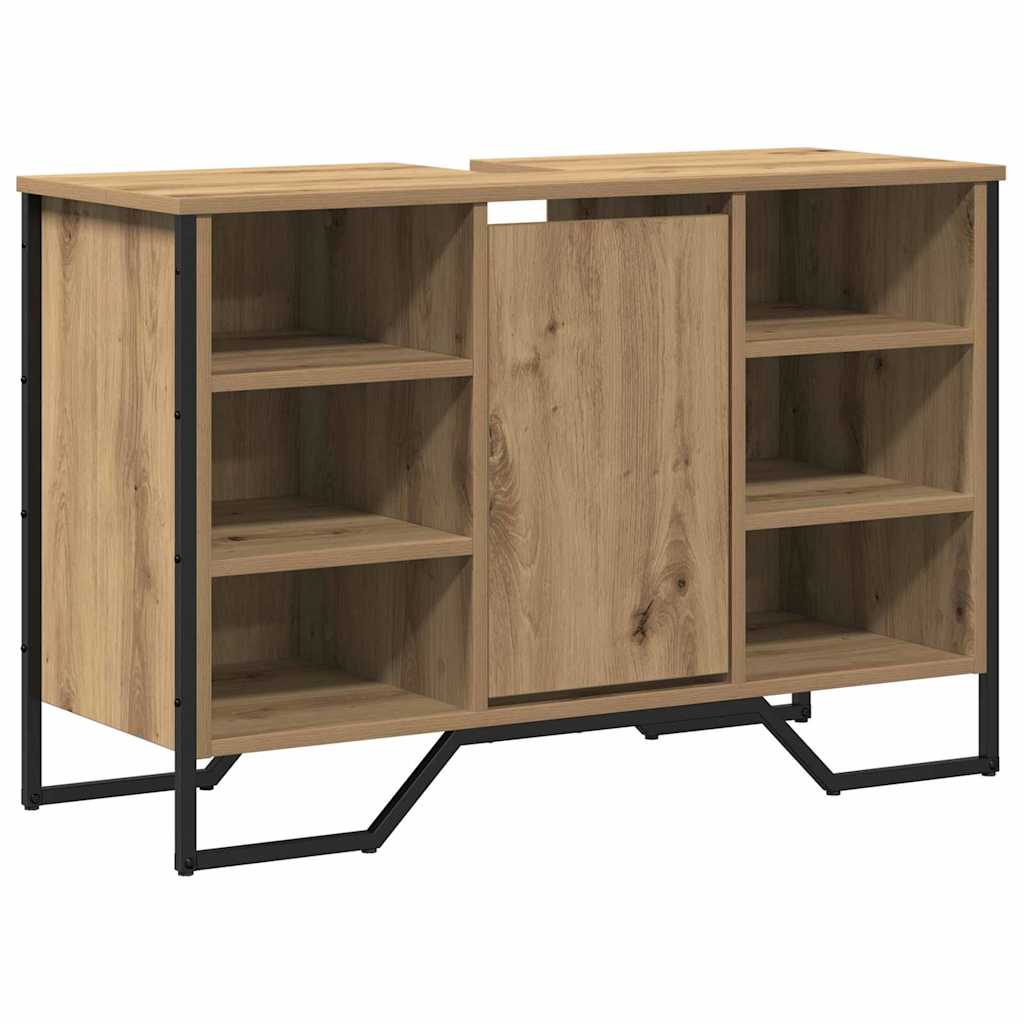 Ντουλάπα Νιπτήρα Mπάνιου με ράφι Artisan Oak 91 x 35 x 60 εκ - Pakobazaar