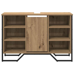 Ντουλάπα Νιπτήρα Mπάνιου με ράφι Artisan Oak 91 x 35 x 60 εκ - Pakobazaar