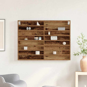 Βιτρίνα Επιτοίχιο Παλιό ξύλο 100 x 8,5 x 75 cm