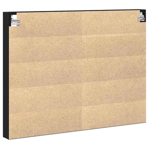 Βιτρίνα με ράφι Μαύρη Οξυά 100 x 8,5 x 75 cm Επεξεργασμένο ξύλο - Pakobazaar