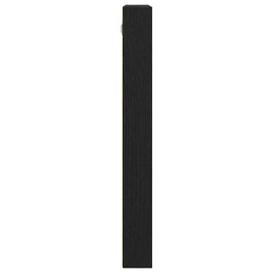 Βιτρίνα με ράφι Μαύρη Οξυά 100 x 8,5 x 75 cm Επεξεργασμένο ξύλο - Pakobazaar