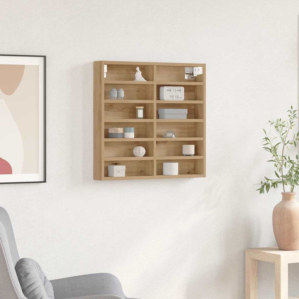Βιτρίνα με ράφι Artisan Oak 60 x 8,5 x 58 εκ Επεξεργασμένο ξύλο - Pakobazaar