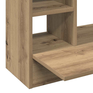 Επιτοίχιο γραφείο με ράφι artisan δρυς 105 x 48 x 75 εκ. - Pakobazaar