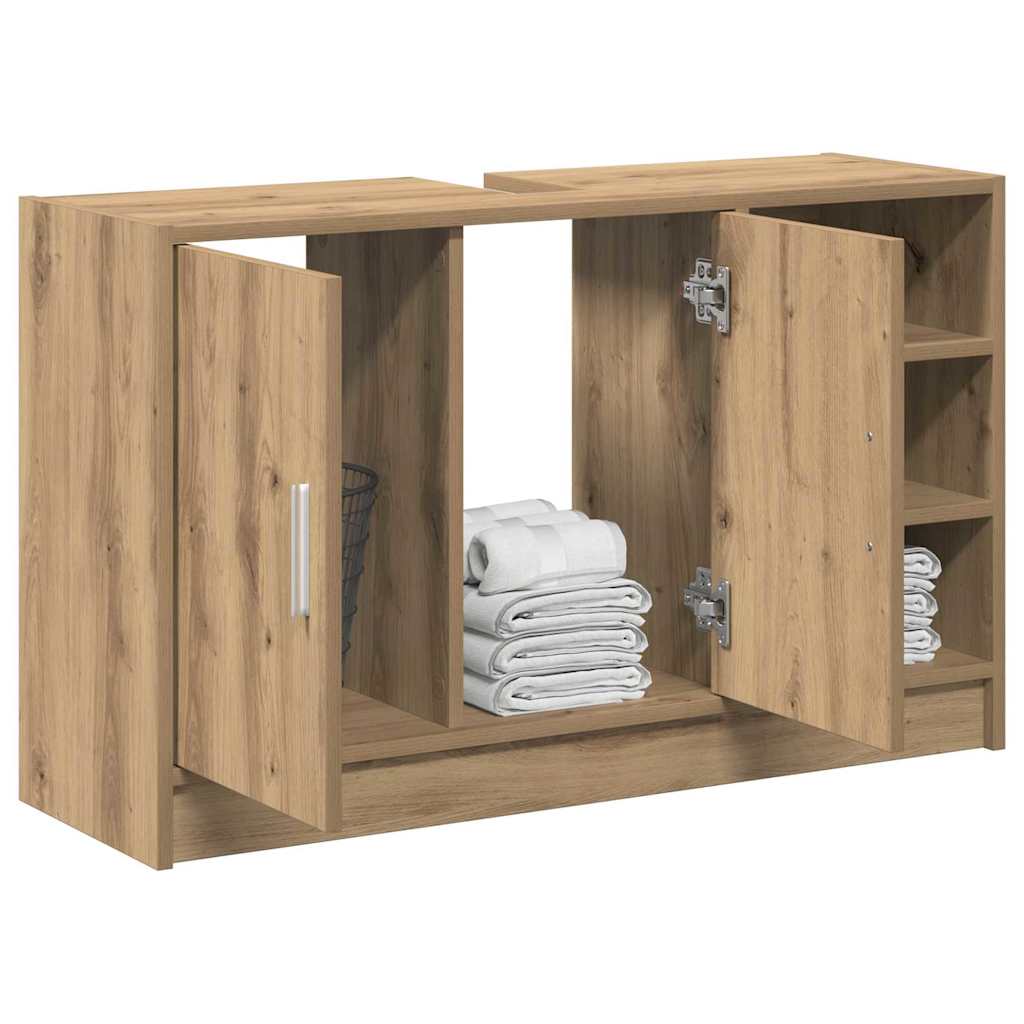 Ντουλάπι Μπάνιου με ράφι με πόρτα Artisan Oak 90 x 29 x 55 εκ. - Pakobazaar