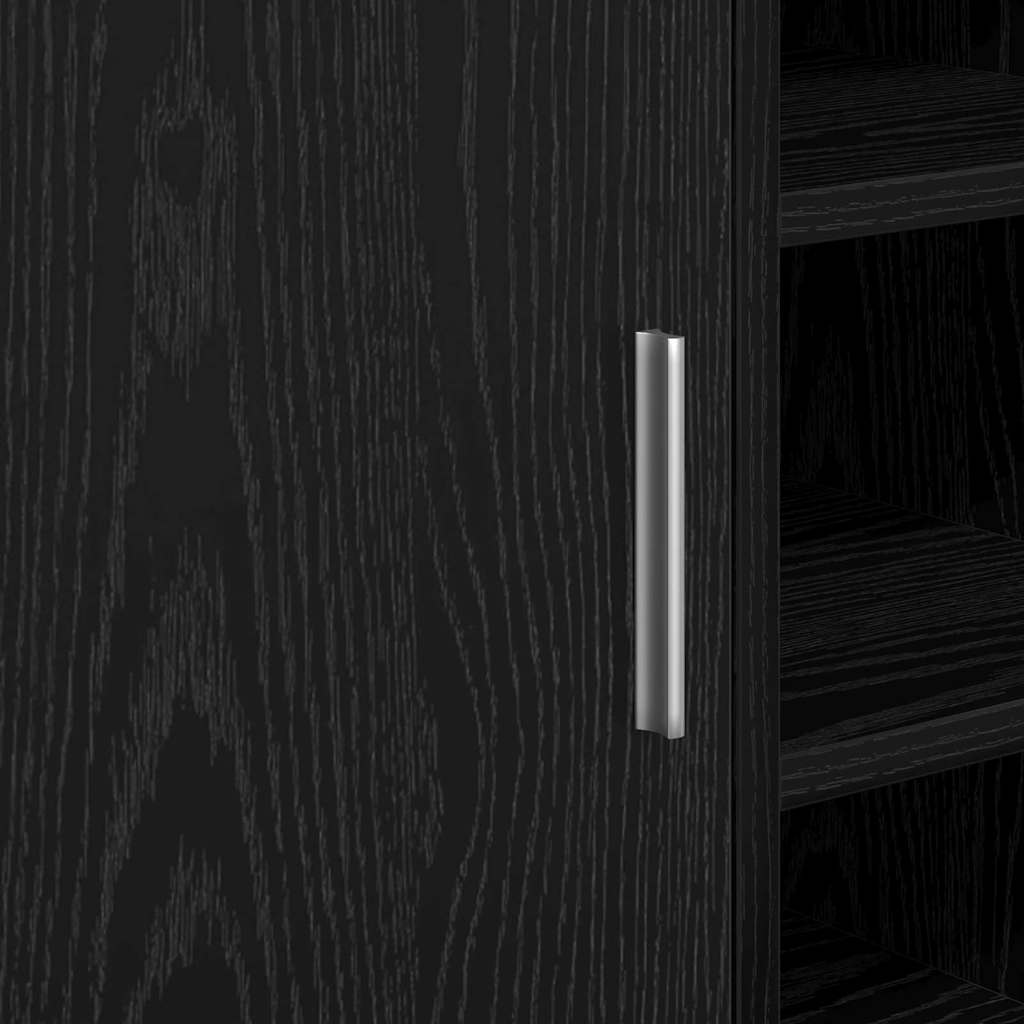 Ντουλάπι Μπάνιου Μαύρη Οξυά 63 x 29 x 55 cm Επεξεργασμένο ξύλο - Pakobazaar