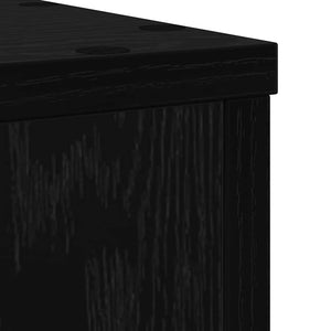 Βάση φυτών 2 τεμ. Μαύρη Δρυς 25 x 25 x 35 cm Επεξεργασμένο Ξύλο