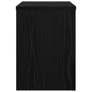 Βάση φυτών 2 τεμ. Μαύρη Δρυς 25 x 25 x 35 cm Επεξεργασμένο Ξύλο