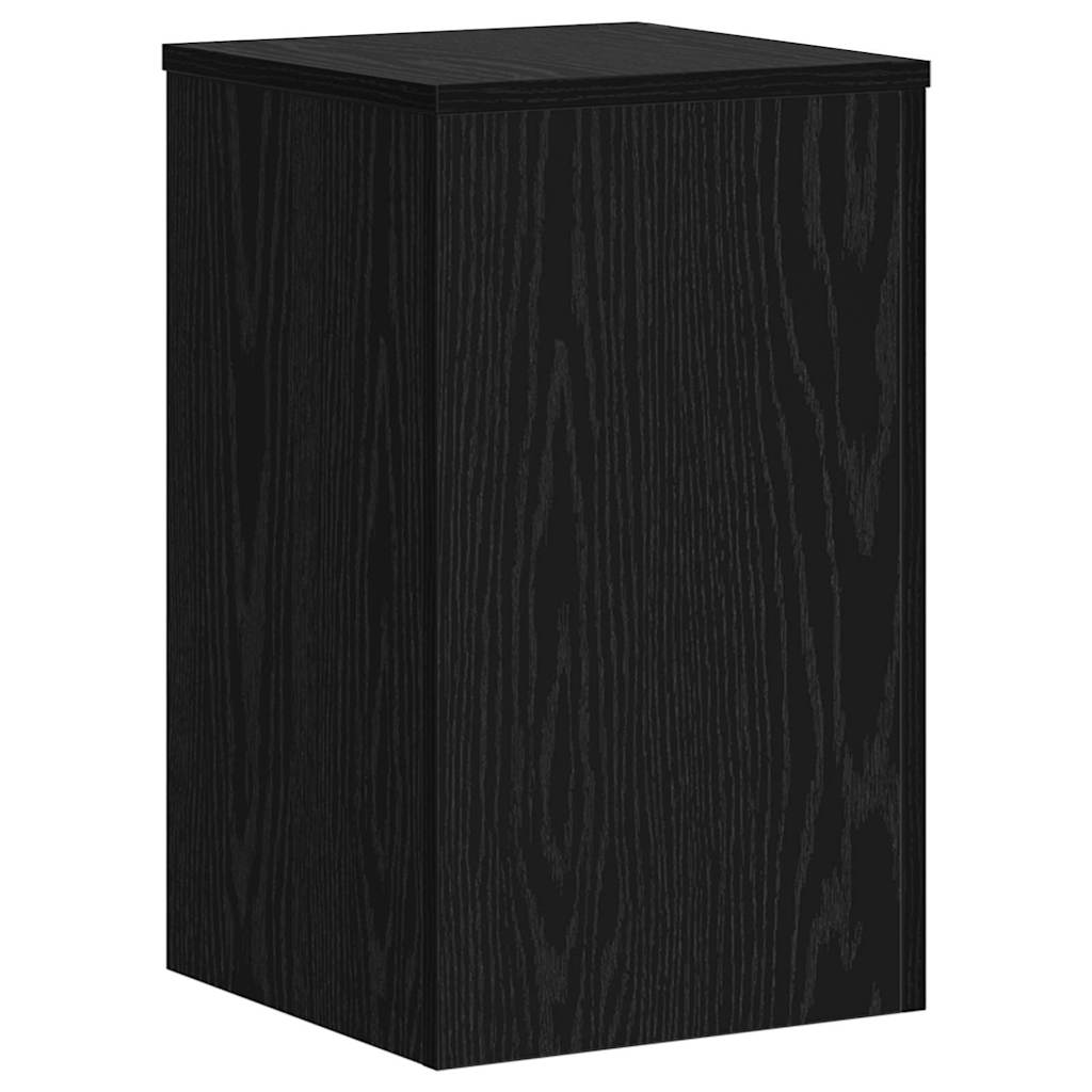 Βάση φυτών 2 pcs Μαύρη Οξυά 30 x 30 x 50 cm Επεξεργασμένο ξύλο - Pakobazaar