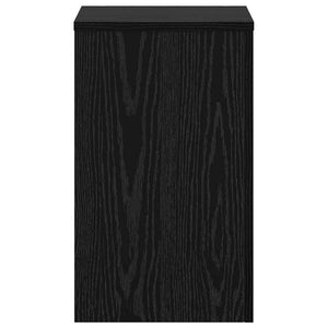 Βάση φυτών 2 pcs Μαύρη Οξυά 30 x 30 x 50 cm Επεξεργασμένο ξύλο - Pakobazaar