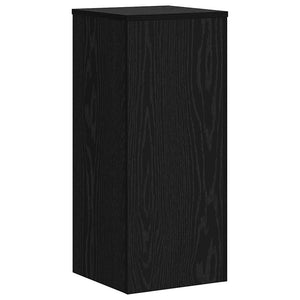 Βάση φυτών 2 pcs Μαύρη Οξυά 30 x 30 x 70 εκ. Επεξεργασμένο ξύλο - Pakobazaar