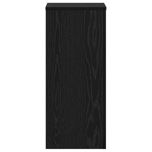 Βάση φυτών 2 pcs Μαύρη Οξυά 30 x 30 x 70 εκ. Επεξεργασμένο ξύλο - Pakobazaar