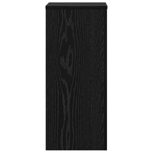 Βάση φυτών 2 pcs Μαύρη Οξυά 30 x 30 x 70 εκ. Επεξεργασμένο ξύλο - Pakobazaar