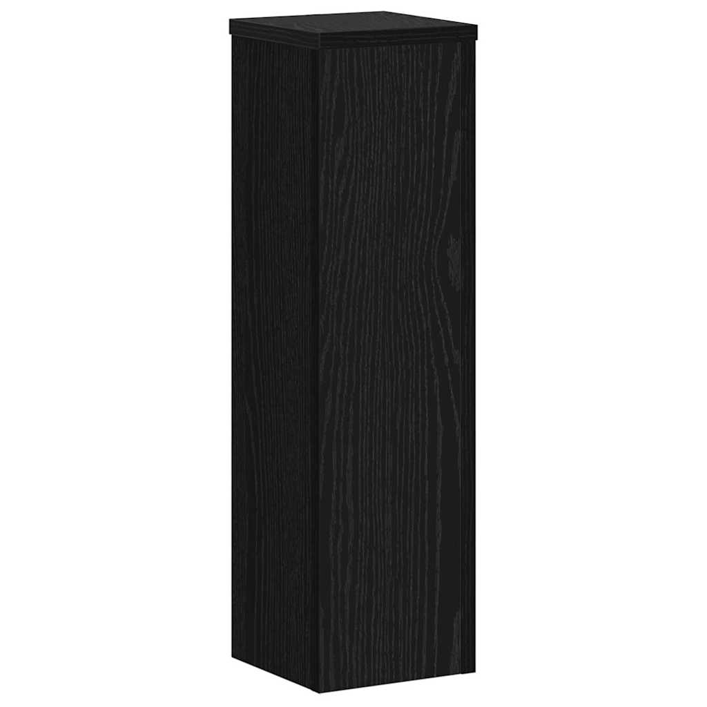 Βάση φυτών 2 pcs Μαύρη Οξυά 17 x 17 x 60 cm Επεξεργασμένο ξύλο - Pakobazaar