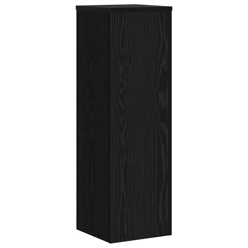 Βάση φυτών 2 pcs Μαύρη Οξυά 25 x 25 x 80 cm Επεξεργασμένο ξύλο - Pakobazaar