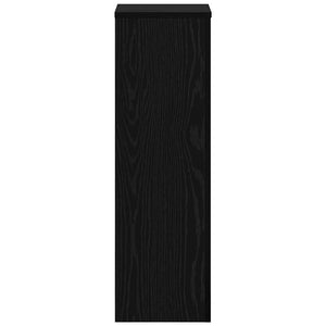 Βάση φυτών 2 pcs Μαύρη Οξυά 25 x 25 x 80 cm Επεξεργασμένο ξύλο - Pakobazaar