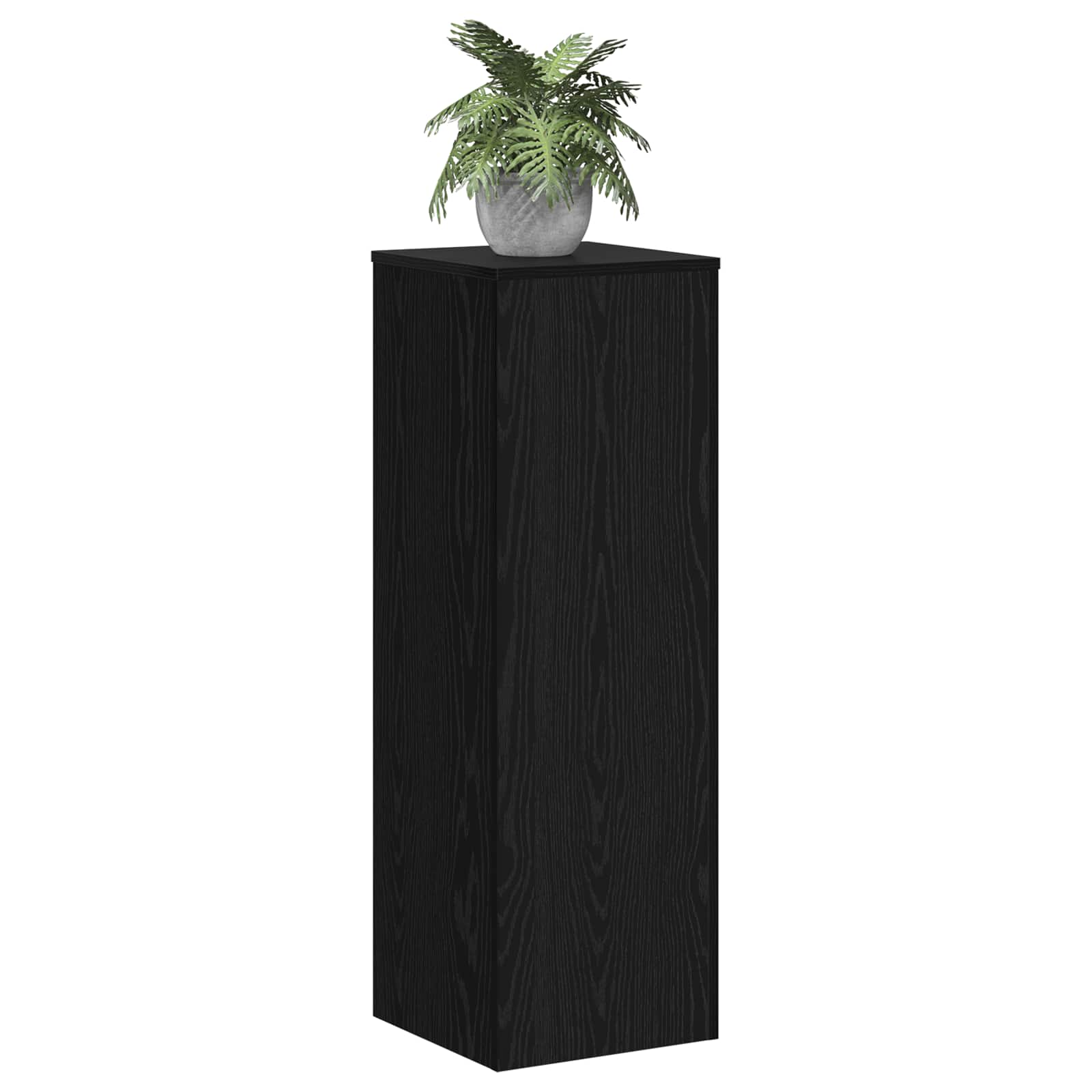 Βάση φυτών Μαύρη Οξυά 33 x 33 x 100 cm Επεξεργασμένο ξύλο - Pakobazaar