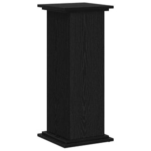 Βάση φυτών Μαύρη Δρυς 33 x 33 x 80 cm Επεξεργασμένο ξύλο