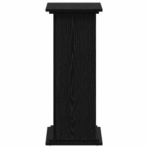 Βάση φυτών Μαύρη Δρυς 33 x 33 x 80 cm Επεξεργασμένο ξύλο