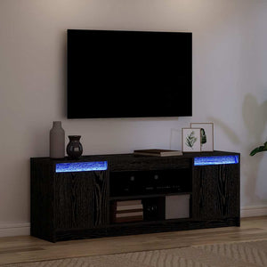 Μονάδες TV Μαύρο 139,5 x 34 x 50 εκ Επεξεργασμένο ξύλο - Pakobazaar