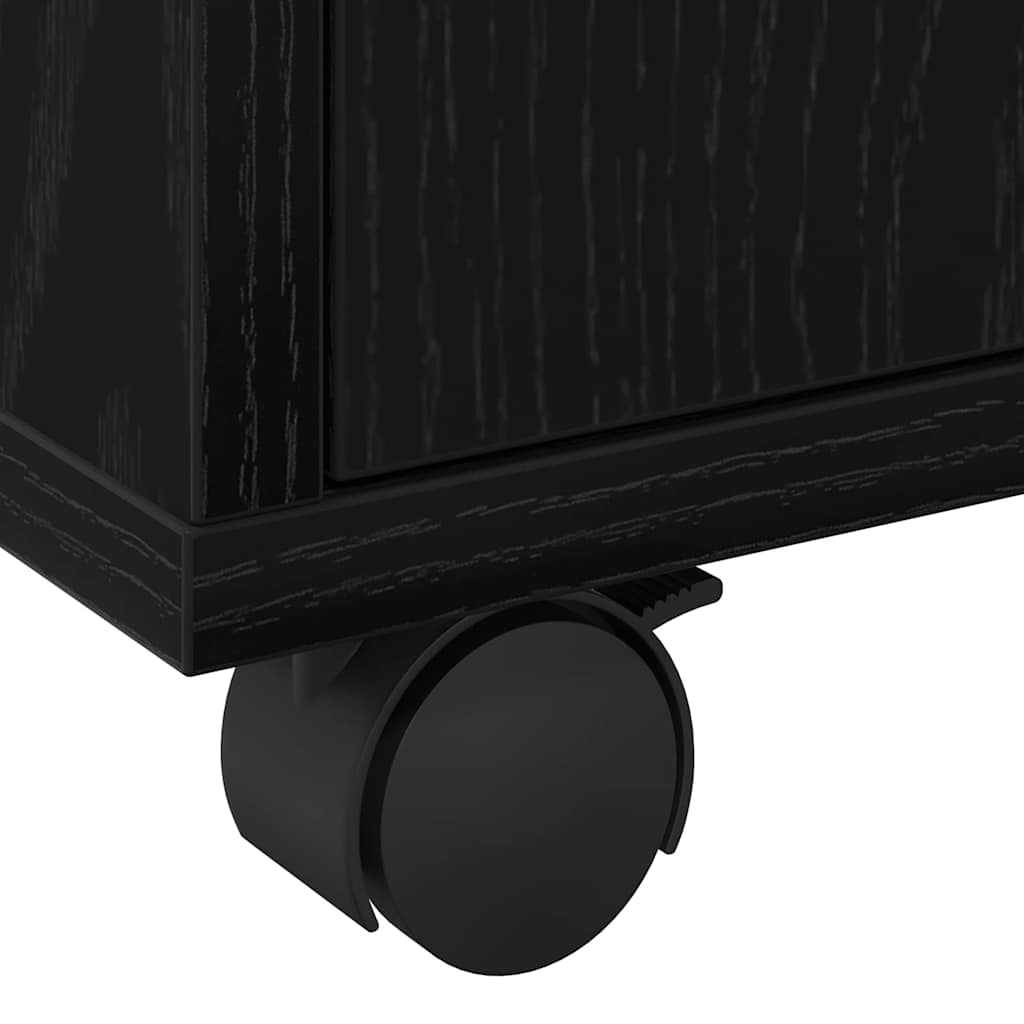 Ντουλαπιού Μαύρη Οξυά 55 x 40 x 82 εκ - Pakobazaar