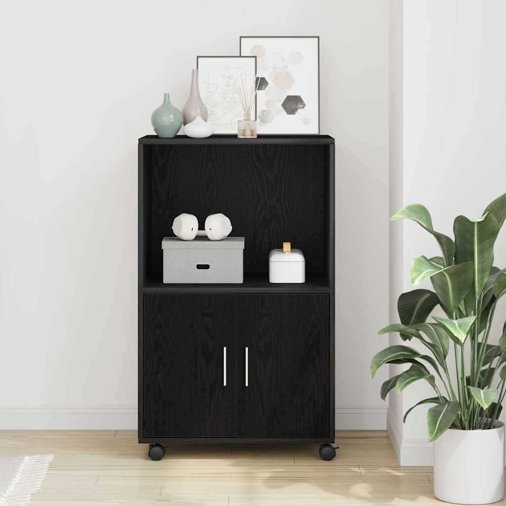 Ντουλαπιού Μαύρη Οξυά 55 x 40 x 82 εκ - Pakobazaar
