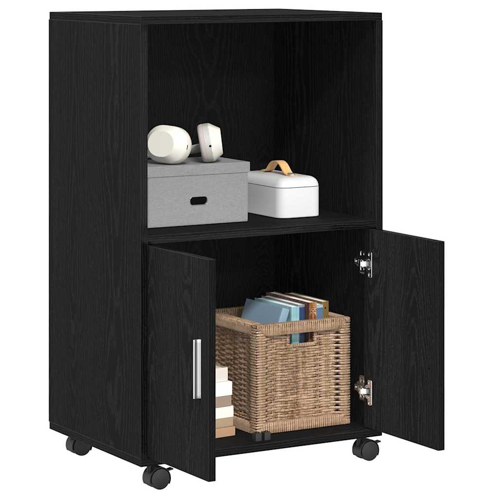 Ντουλαπιού Μαύρη Οξυά 55 x 40 x 82 εκ - Pakobazaar