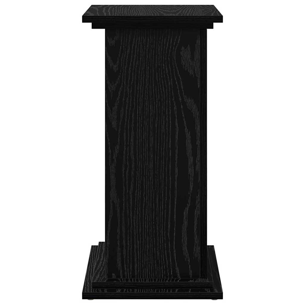 Ράφι Έκθεσης Μαύρη Οξυά 31 x 30 x 60 cm Επεξεργασμένο ξύλο - Pakobazaar