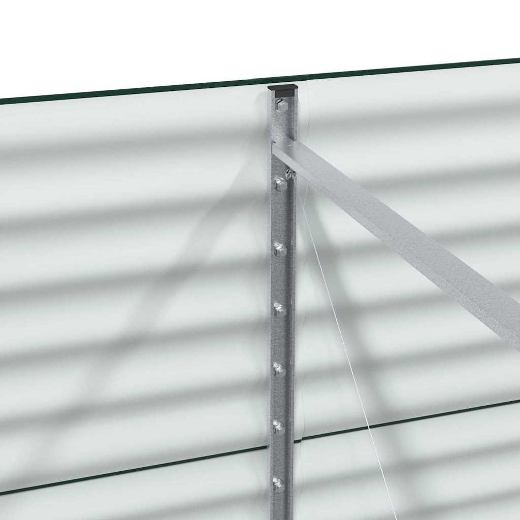 Ανεβασμένο Κρεβάτι Πράσινο 400 x 80 x 81 cm Ατσάλι - Pakobazaar