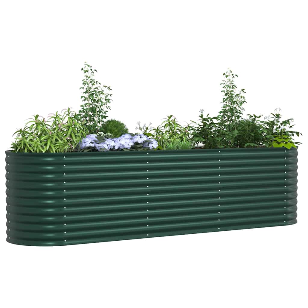 Ανεβασμένο Κρεβάτι Πράσινο 320 x 80 x 81 cm Ατσάλι - Pakobazaar