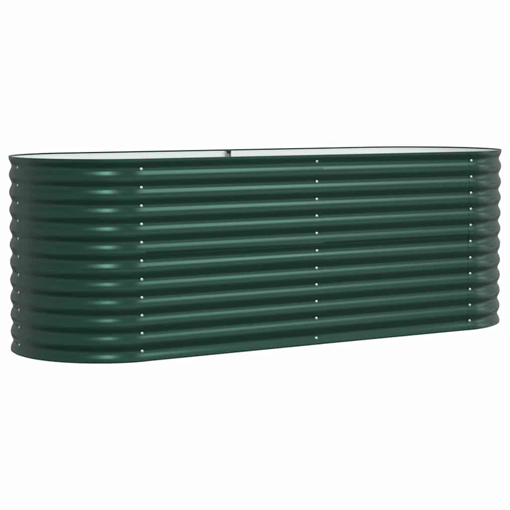 Ανεβασμένο Κρεβάτι Πράσινο 240 x 80 x 81 cm Ατσάλι - Pakobazaar