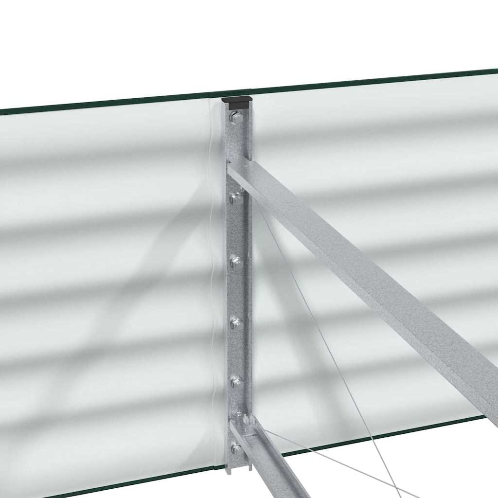 Ανεβασμένο Κρεβάτι Πράσινο 400 x 80 x 44 cm Ατσάλι - Pakobazaar