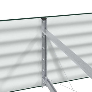 Ανεβασμένο Κρεβάτι Πράσινο 320 x 80 x 44 cm Ατσάλι - Pakobazaar