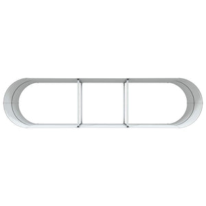 Ανεβασμένο Κρεβάτι Καφέ 320 x 80 x 81 cm Ατσάλι - Pakobazaar