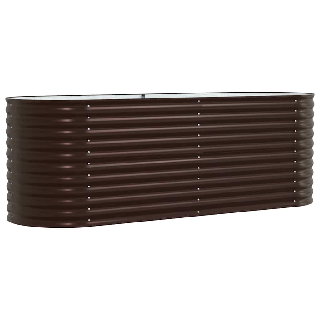 Ανεβασμένο Κρεβάτι Καφέ 240 x 80 x 81 cm Ατσάλι - Pakobazaar