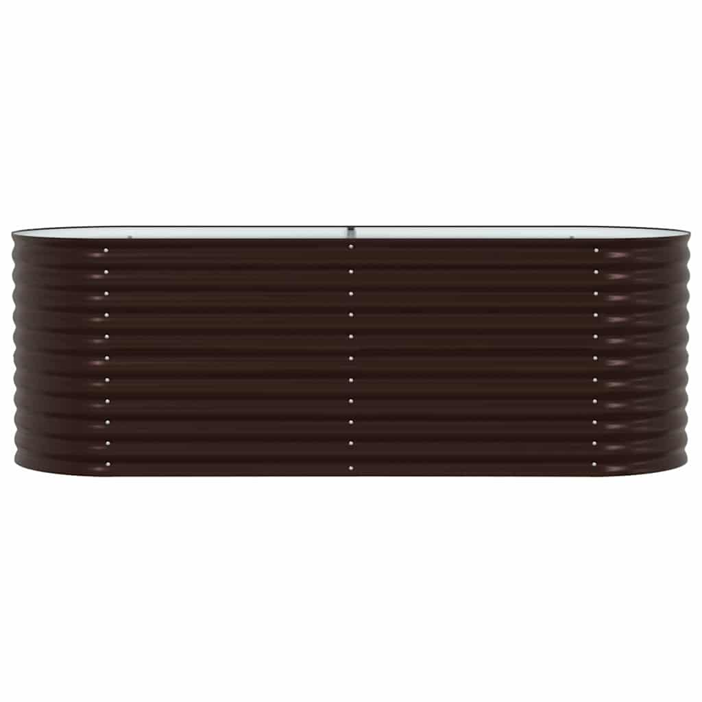 Ανεβασμένο Κρεβάτι Καφέ 240 x 80 x 81 cm Ατσάλι - Pakobazaar