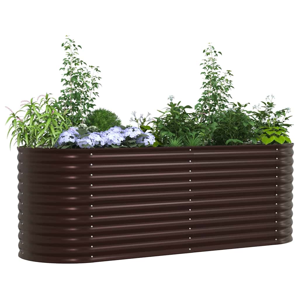 Ανεβασμένο Κρεβάτι Καφέ 240 x 80 x 81 cm Ατσάλι - Pakobazaar