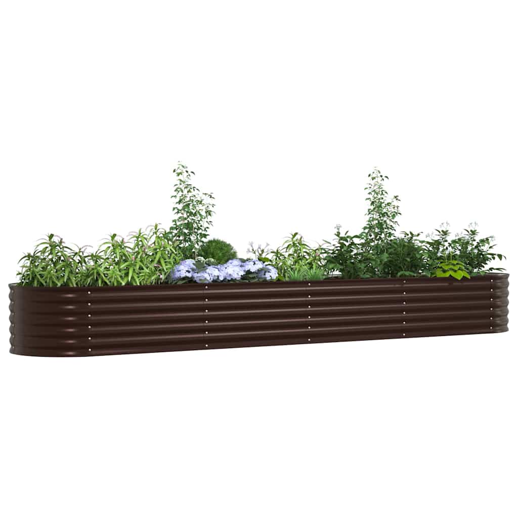 Ανεβασμένο Κρεβάτι Καφέ 400 x 80 x 44 cm Ατσάλι - Pakobazaar