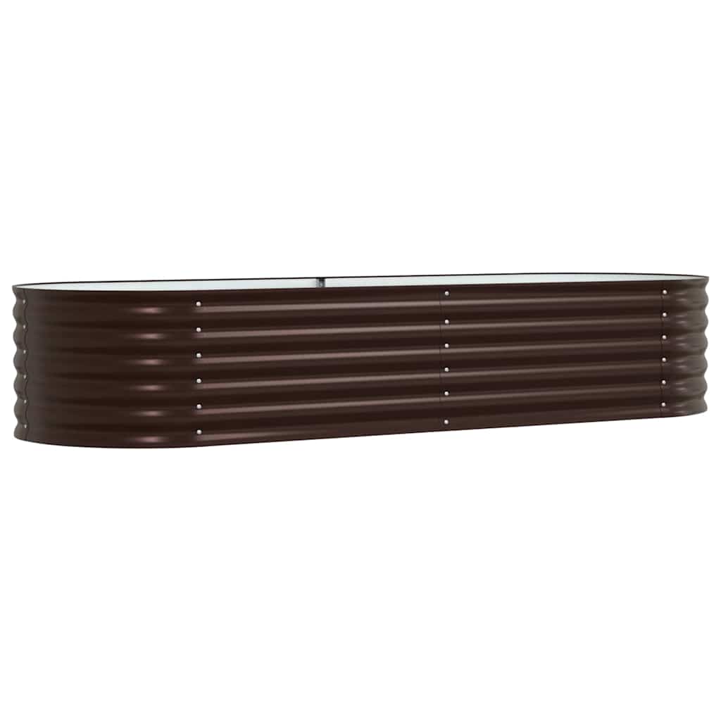 Ανεβασμένο Κρεβάτι Καφέ 240 x 80 x 44 cm Ατσάλι - Pakobazaar
