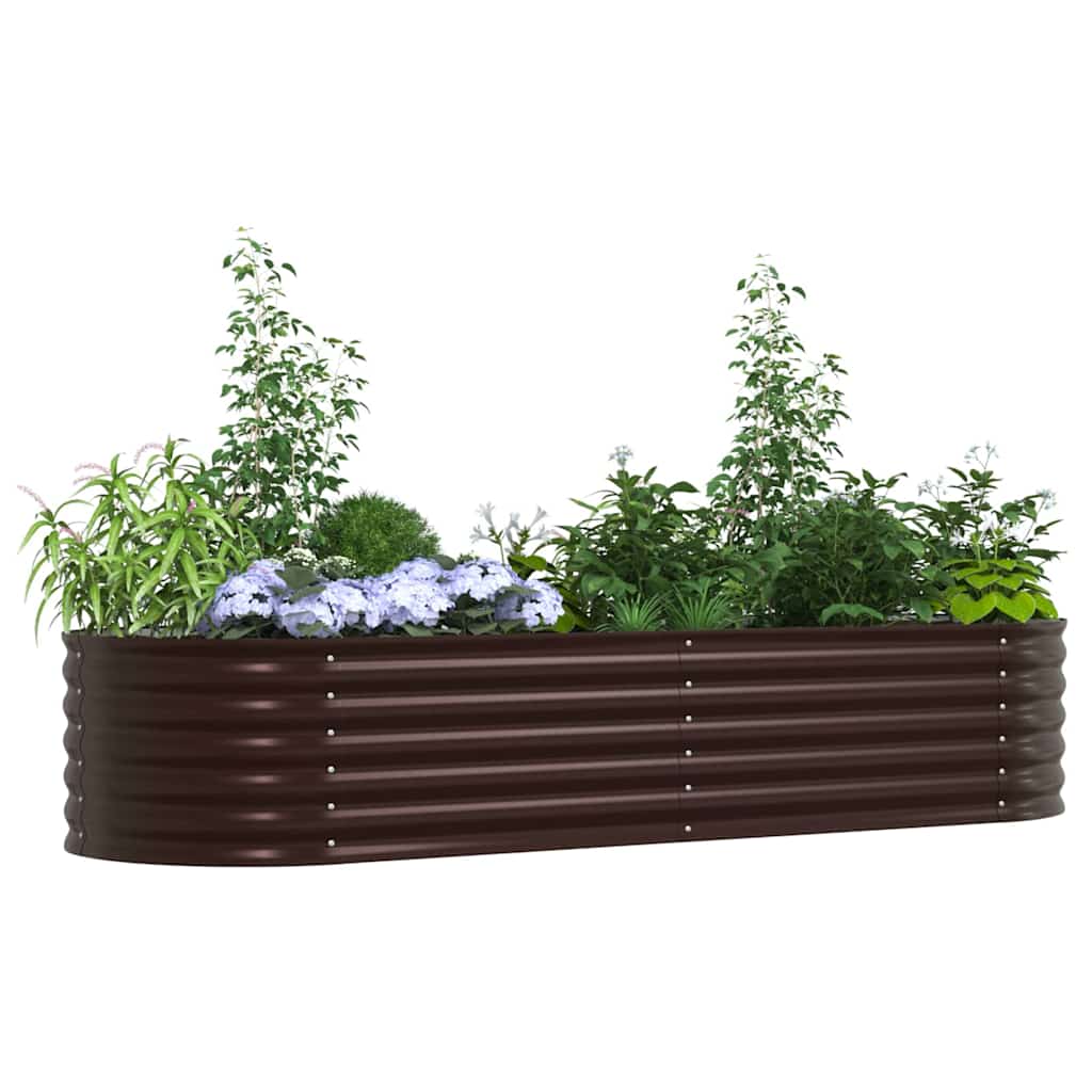 Ανεβασμένο Κρεβάτι Καφέ 240 x 80 x 44 cm Ατσάλι - Pakobazaar