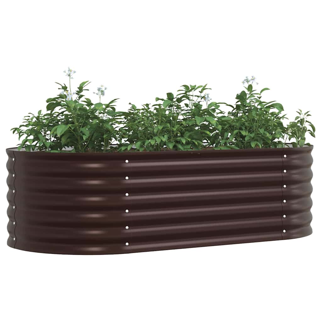 Ανεβασμένο Κρεβάτι Καφέ 160 x 80 x 44 cm Ατσάλι - Pakobazaar