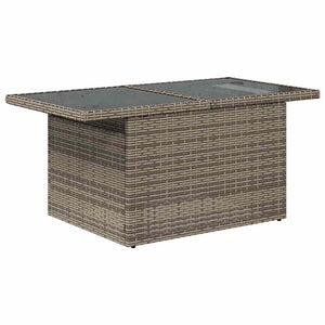Σετ Καναπέ Κήπου με μαξιλάρι 7 pcs Γκρι Πολυ ράταν - Pakobazaar