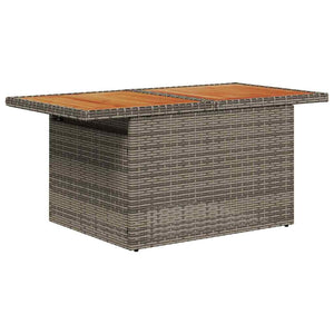 Σετ Καναπέ Κήπου με μαξιλάρι 6 pcs γκρι και ναυτικό μπλε - Pakobazaar
